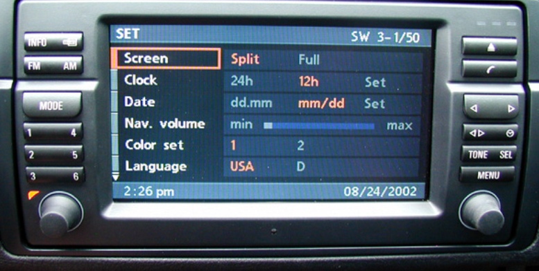 Bmw e46 multifunction steering wheel monitoring interface #5